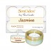 Tealight Set  Jasmine Soy Candles + Candle Holder Set